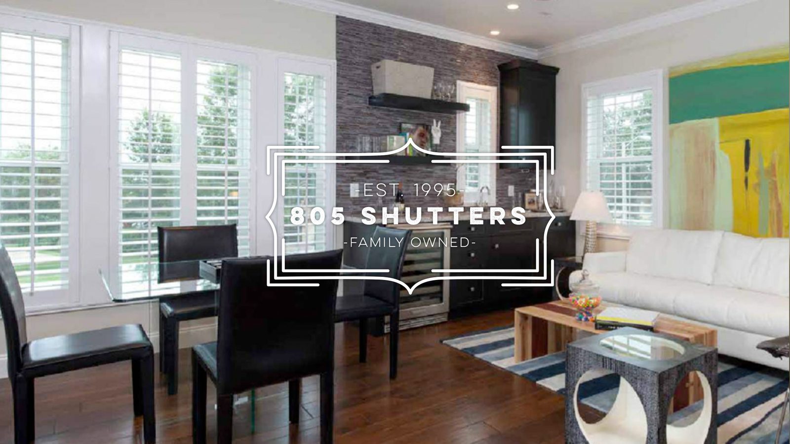 Legacy 805 Shutters window treatment room photo from the previous website